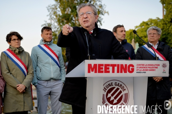 Meeting contre la dissolution d Urgence Palestine et de la Jeune garde