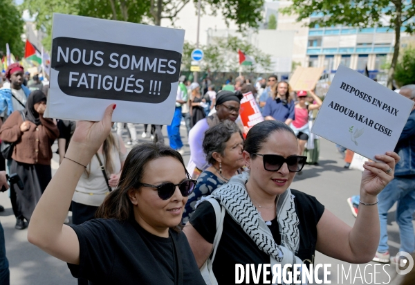 Marche contre l islamophobie en hommage à Aboubakar Cissé  