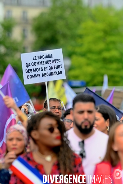 Marche contre l islamophobie en hommage à Aboubakar Cissé  