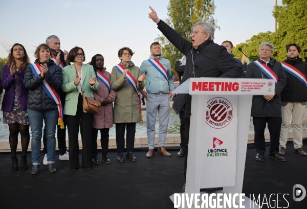 Meeting contre la dissolution d Urgence Palestine et de la Jeune garde