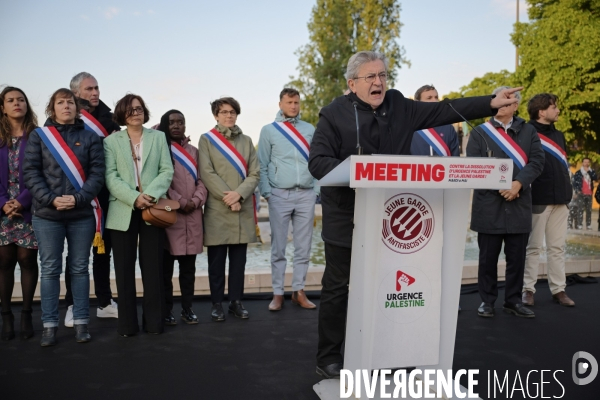 Meeting contre la dissolution d Urgence Palestine et de la Jeune garde