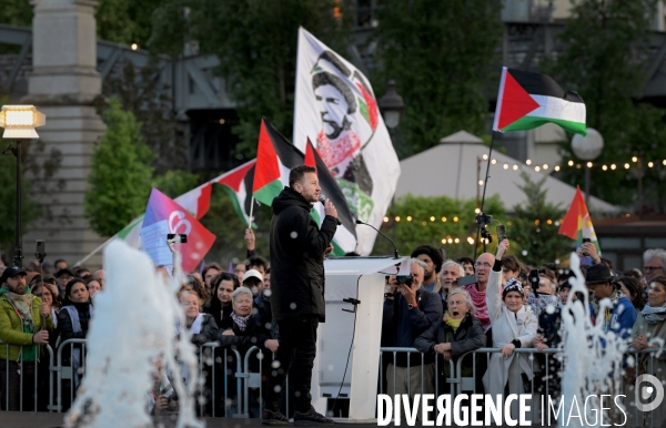 Meeting contre la dissolution d Urgence Palestine et de la Jeune garde