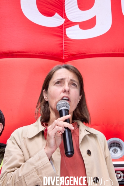 Manifestation des salaries Arcelor Mittal, Saint Denis