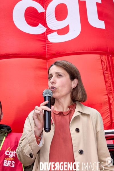 Manifestation des salaries Arcelor Mittal, Saint Denis