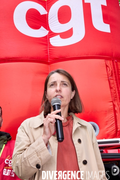 Manifestation des salaries Arcelor Mittal, Saint Denis