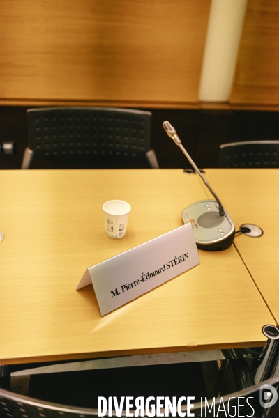 Absence de Pierre-Edouard Sterin a la commission d enquete parlementaire
