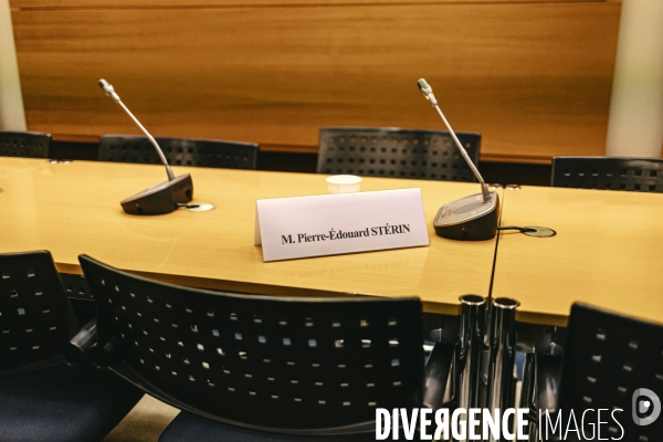 Absence de Pierre-Edouard Sterin a la commission d enquete parlementaire