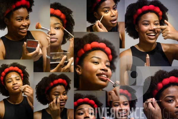 L intimité du maquillage. Maryléa 22 ans