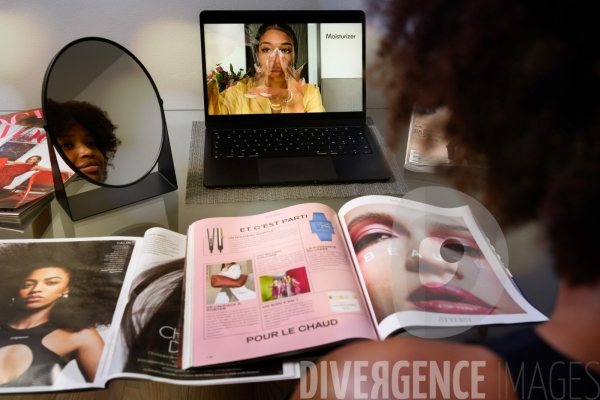 L intimité du maquillage. Maryléa 22 ans