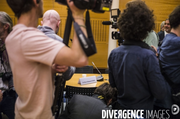 Audition de pierre-edouard sterin a l assemblee nationale, mais absent.
