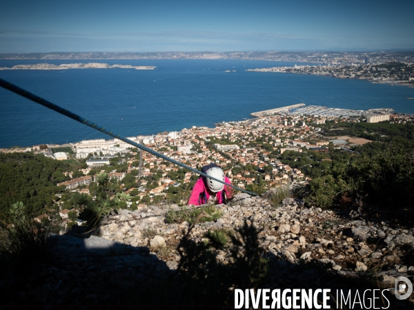 Escalade dans les calanques