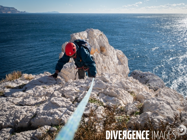 Escalade dans les calanques