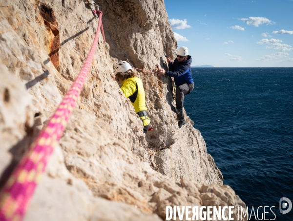 Escalade dans les calanques
