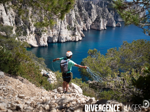 Escalade dans les calanques