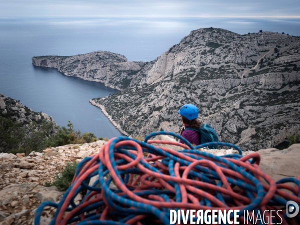 Escalade dans les calanques