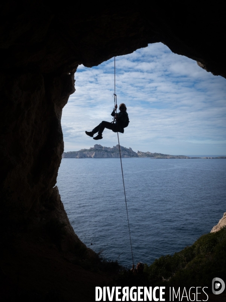 Escalade dans les calanques
