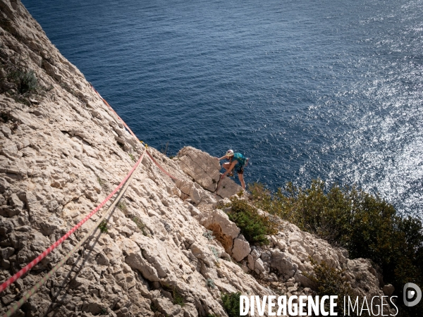 Escalade dans les calanques
