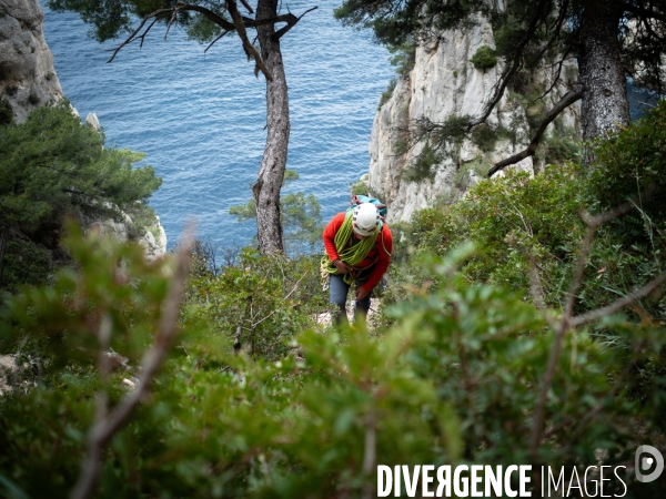 Escalade dans les calanques