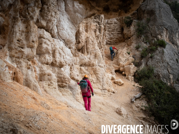 Escalade dans les calanques