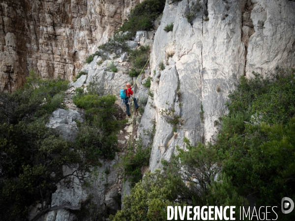Escalade dans les calanques