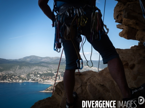 Escalade dans les calanques