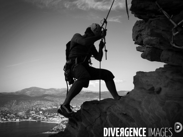 Escalade dans les calanques