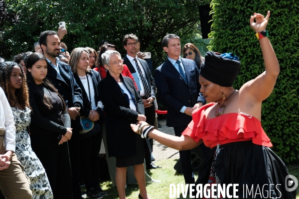 Ceremonie en memoire des victimes de l esclavage