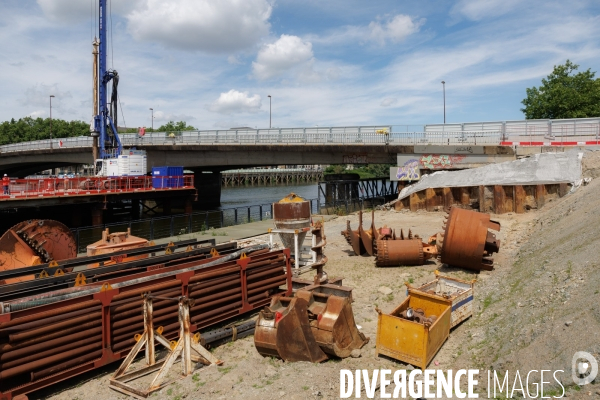 Chantier du Pont Anne de Bretagne