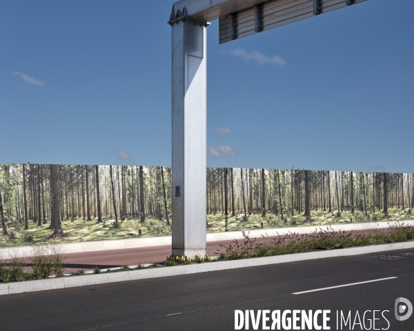 Avenue de la Cité, station de métro de la ligne 14 Chevilly-la-Rue