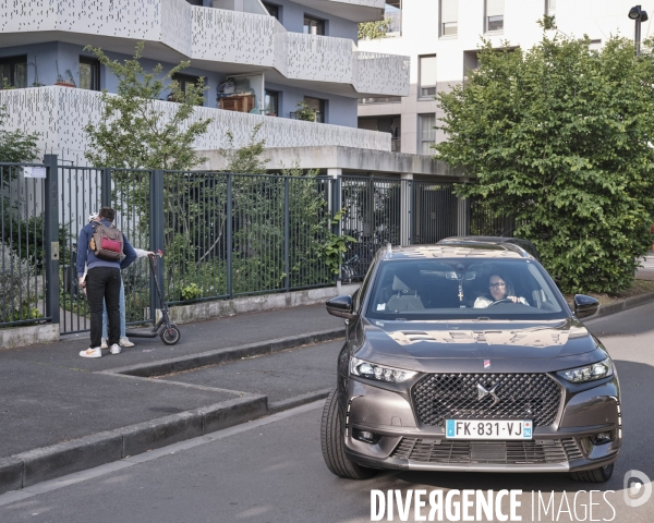 Rue Olympe de Gouges,  quartier Chantereine, Alfortville