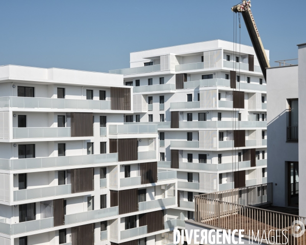 Chantier d’immeubles d’habitation, ZAC des Ardoines, Vitry-sur-Seine