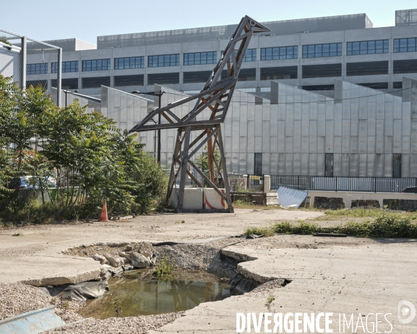 Friche urbaine  aménagée en aire de loisir, ZAC des Ardoines, Vitry-sur-Seine
