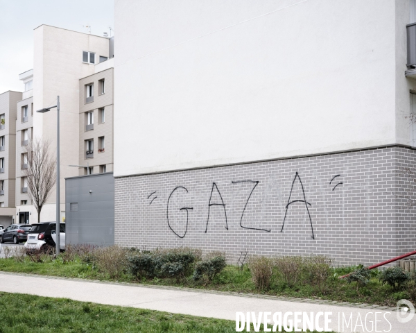 Cité des provinces Françaises, hommage à Gaza, Nanterre