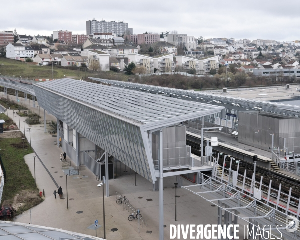 Station du métro ligne 14 Coteaux Beauclair, Rosny-sous-Bois