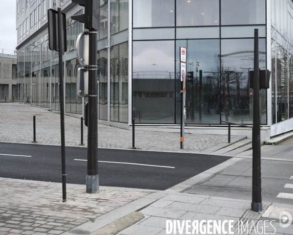 Porte de La Chapelle, nouveau quartier de La Chapelle, rue Pierre Mauroy