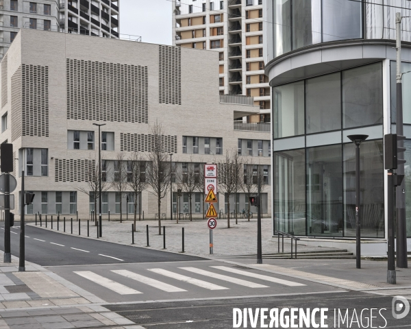 Porte de La Chapelle, nouveau quartier de La Chapelle, rue Pierre Mauroy