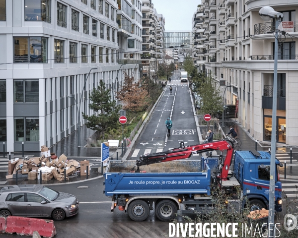 ZAC des Docks, rue Simone Weil, Saint-Ouen