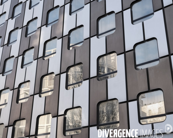 Bureaux désaffectés rue Anatole Vaisser, ZAC Gare des Grésillons, Asnières-sur-Seine 