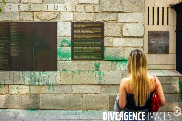 Mur des Justes souillé