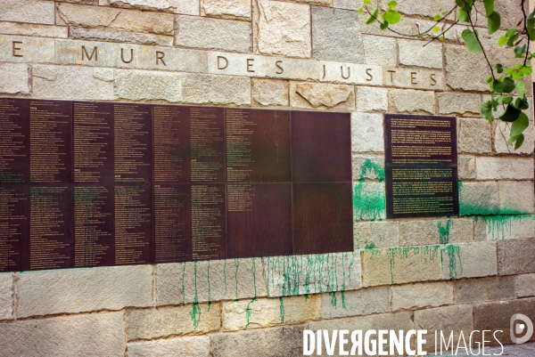 Mur des Justes souillé