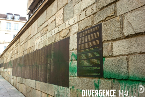 Mur des Justes souillé