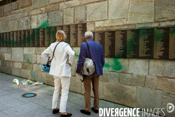 Mur des Justes souillé