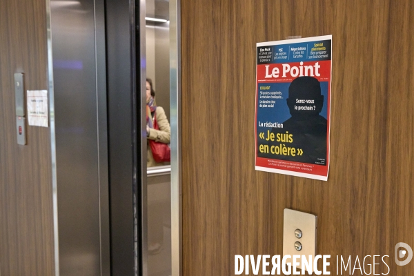 Plan social au journal Le Point