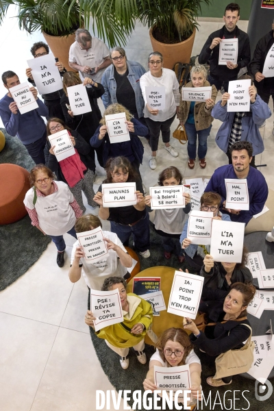 Plan social au journal Le Point