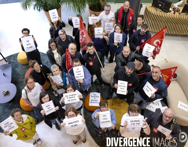 Plan social au journal Le Point