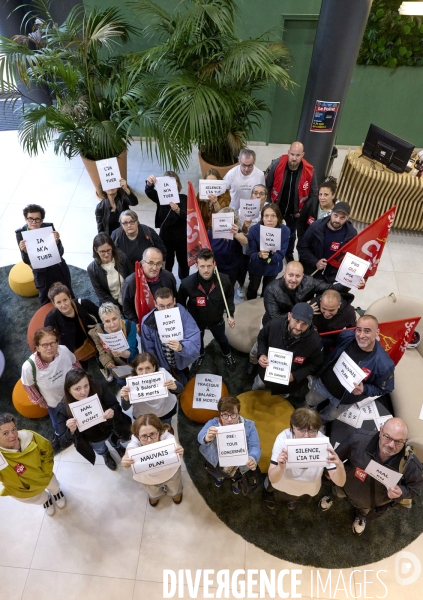 Plan social au journal Le Point