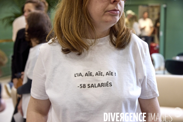 Plan social au journal Le Point