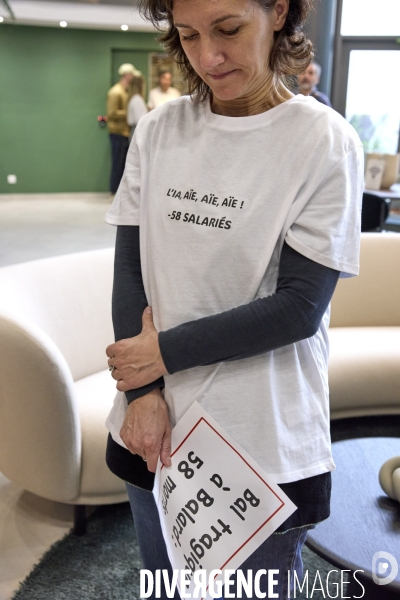 Plan social au journal Le Point