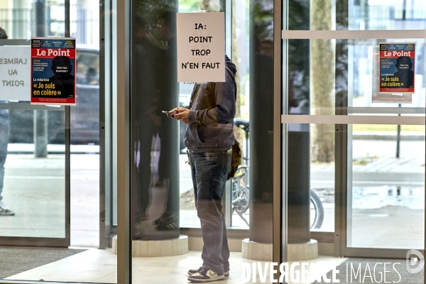 Plan social au journal Le Point