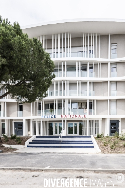 Visite de Francois Bayrou a la Mosson, quartier populaire de Montpellier, le 06.06.2025